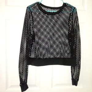 Fish net long Sleeve top